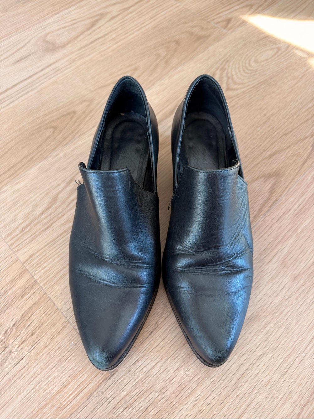 Made in Spain Leather Slip-On Booties